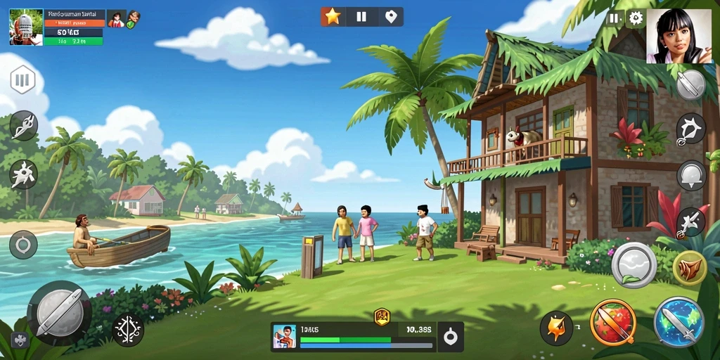 Tampilan gameplay 3446 yang penuh warna dan menghibur.
