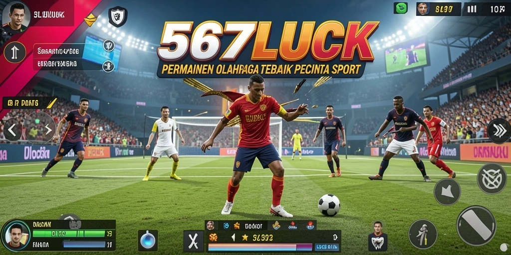 Tampilan gameplay seru dari 567LUCK dengan berbagai olahraga.