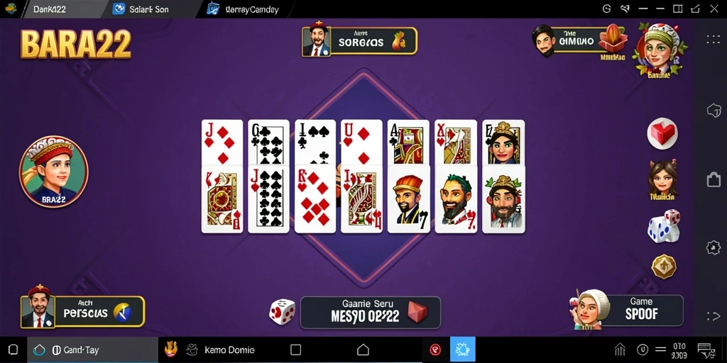 Tampilan menarik dan gameplay seru di BARA22.