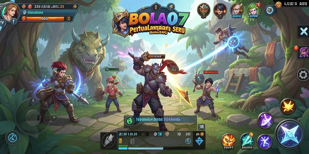 Tampilan gameplay BOLA07 yang menakjubkan di dunia RPG.
