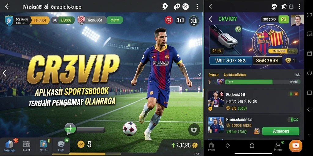 Tampilan gameplay menarik dari aplikasi Sportsbook CR7VIP.