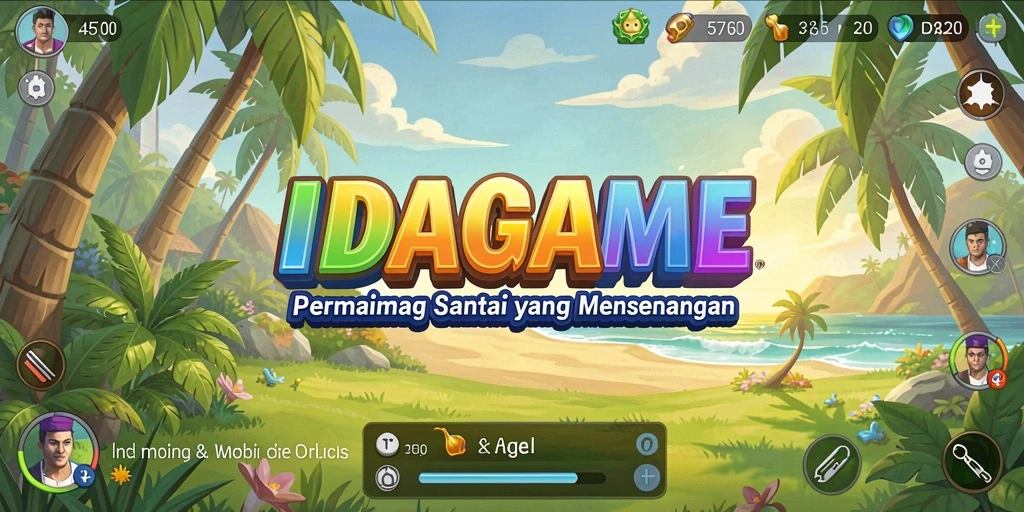 Tampilan gameplay seru dan berwarna dari IDAGAME.