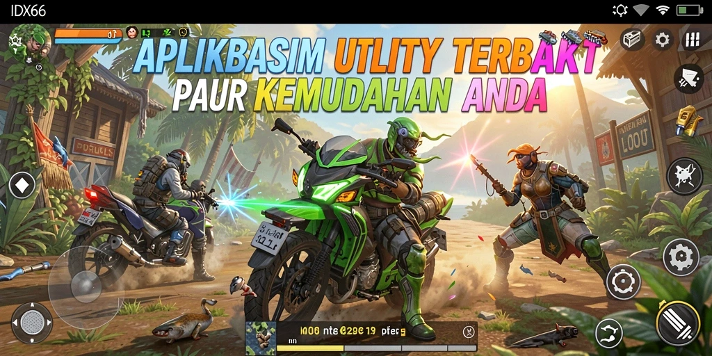 Tampilan antarmuka aplikasi IDX66 yang memudahkan pengaturan tugas harian.