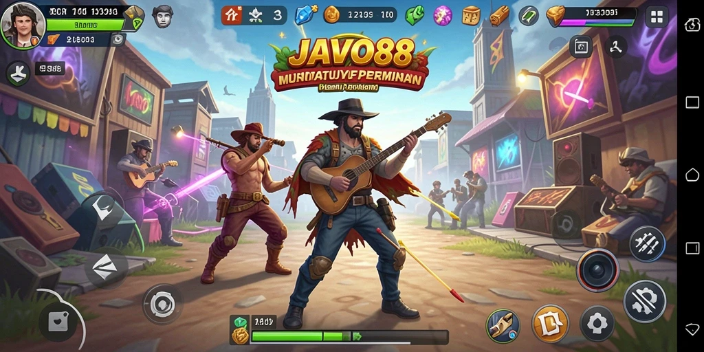 Tampilan gameplay yang menarik dan penuh warna di JAVO88.