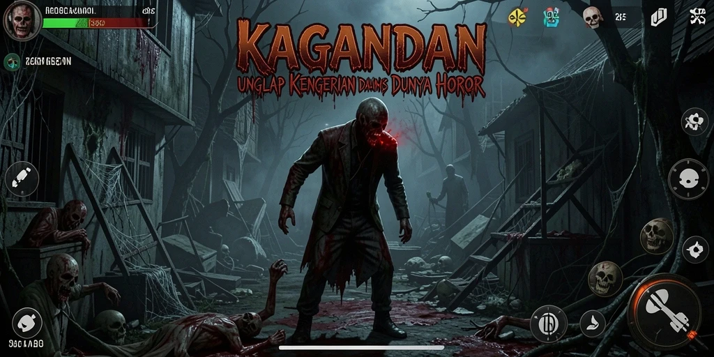 Gameplay menegangkan dengan suasana horor yang mencekam.
