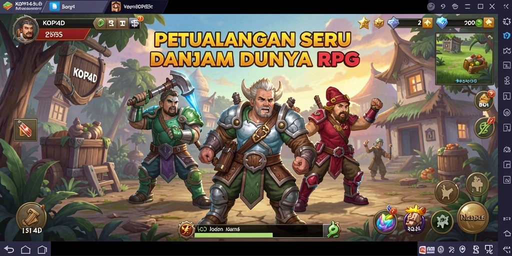 Tampilan gameplay KOPI4D yang menawan dan penuh aksi.