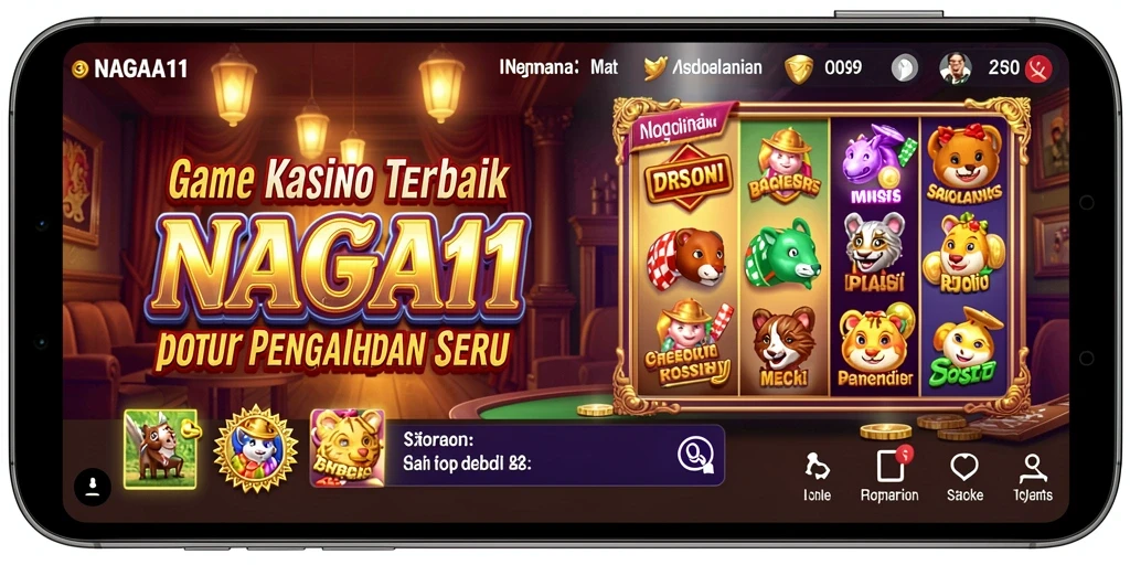 Screenshot menampilkan gameplay seru NAGA11, penuh aksi dan kesenangan.