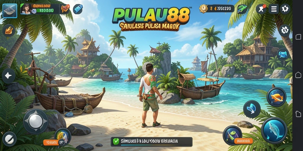 Tampilan menarik dari gameplay PULAU88 yang seru dan mengasyikkan.