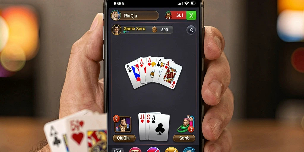 Tampilan menarik dari gameplay QiuQiu R6R6 yang seru.