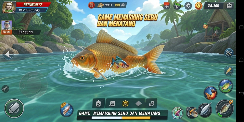 Tangkapan ikan besar dalam gameplay REPUBLIK77 yang menarik.