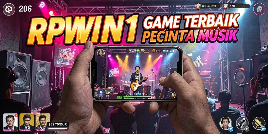 Screenshot RPWIN1 menunjukkan momen seru saat bermain musik.