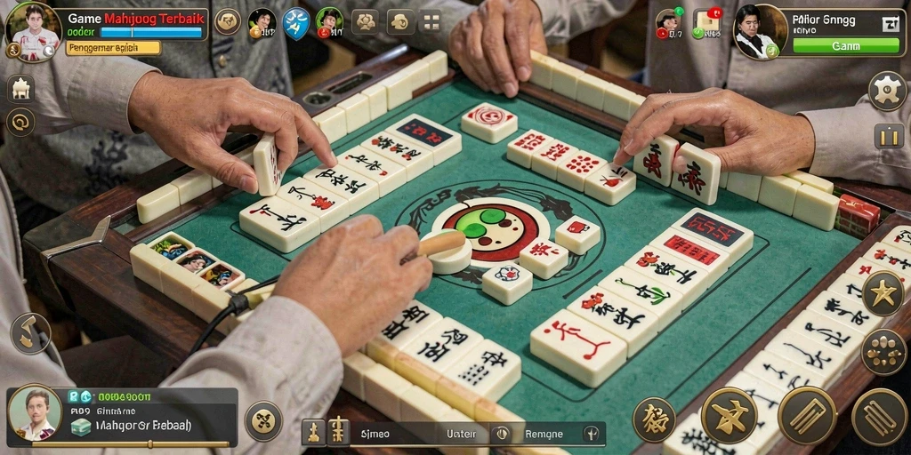 Screenshot gameplay RR89 menampilkan pengalaman Mahjong yang mendebarkan.