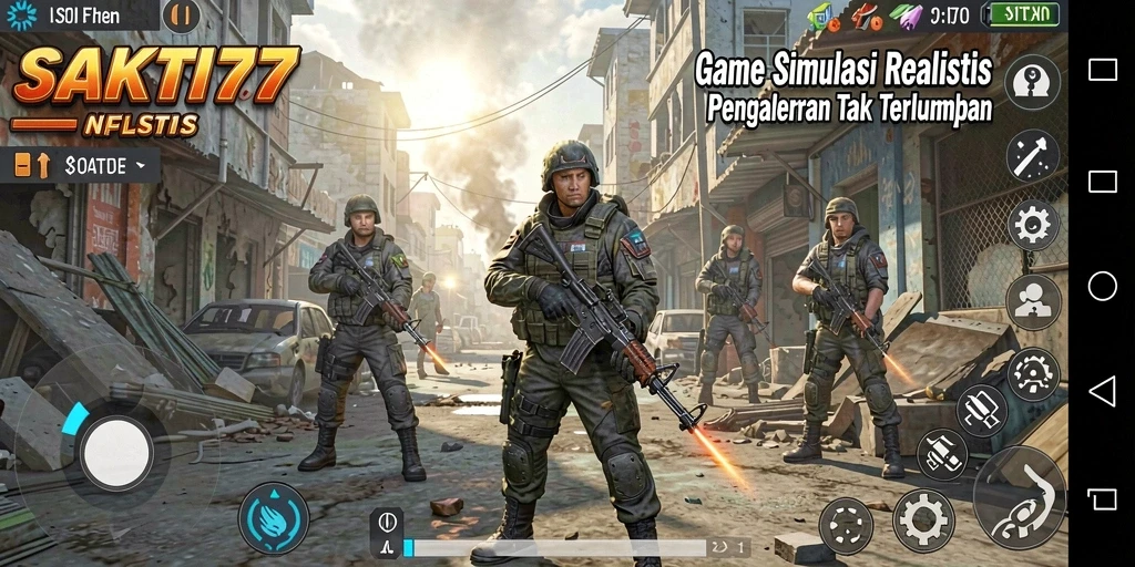 Tampilan gameplay <strong>SAKTI77</strong> yang menggambarkan pengalaman simulasi yang mendalam.