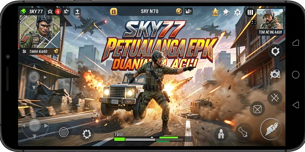 Screenshot dari gameplay SKY77 yang menegangkan dan penuh aksi.