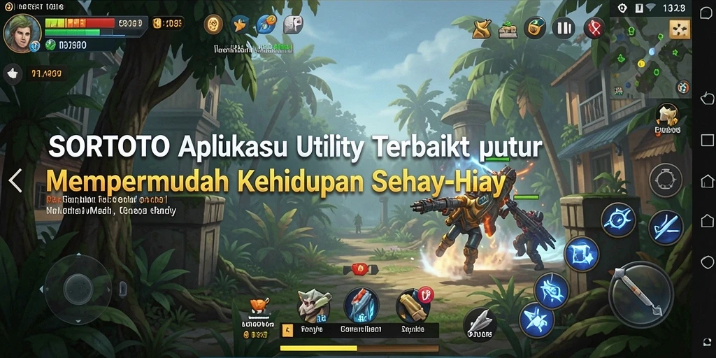 Screenshot SORTOTO menunjukkan tampilan antarmuka yang sederhana dan interaktif.