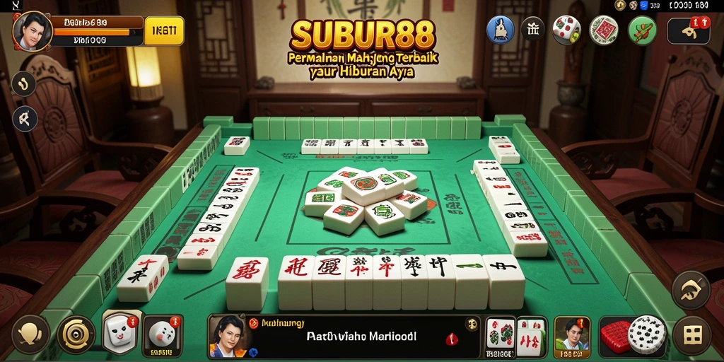 Tangkapan layar <strong>SUBUR88</strong> menunjukkan gameplay Mahjong yang seru dan grafis yang menarik.