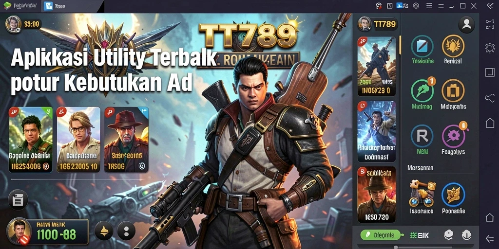 Tampilan antarmuka TT789 yang intuitif dan mudah digunakan.